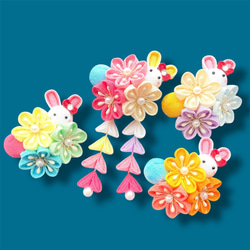 リカちゃん 髪飾り 和装 着物 浴衣 つまみ細工 ドール 花 その他人形