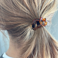 【NEW】スレンダーべっこう✩ヘアゴム 4枚目の画像