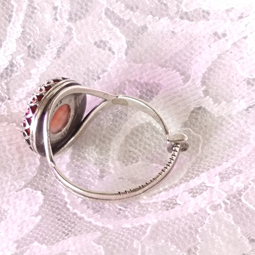 SV925 富の象徴・・スパイニーオイスターシェルring（9～23号