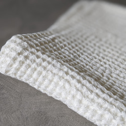 【キッチンタオル　リネンワッフル】　麻100％　ディッシュクロス 5枚目の画像