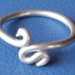 silver925/ブラジル産アメジストリング/クッションカット/3.7ct