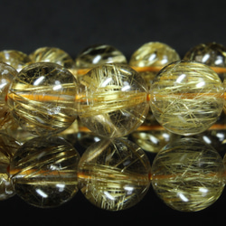 おすすめ 現品一点物 ゴールド タイチンルチル ブレスレット 金針水晶 １０ミリ ２７ｇ １点物 ＲＴＲ２ 厳選 3枚目の画像