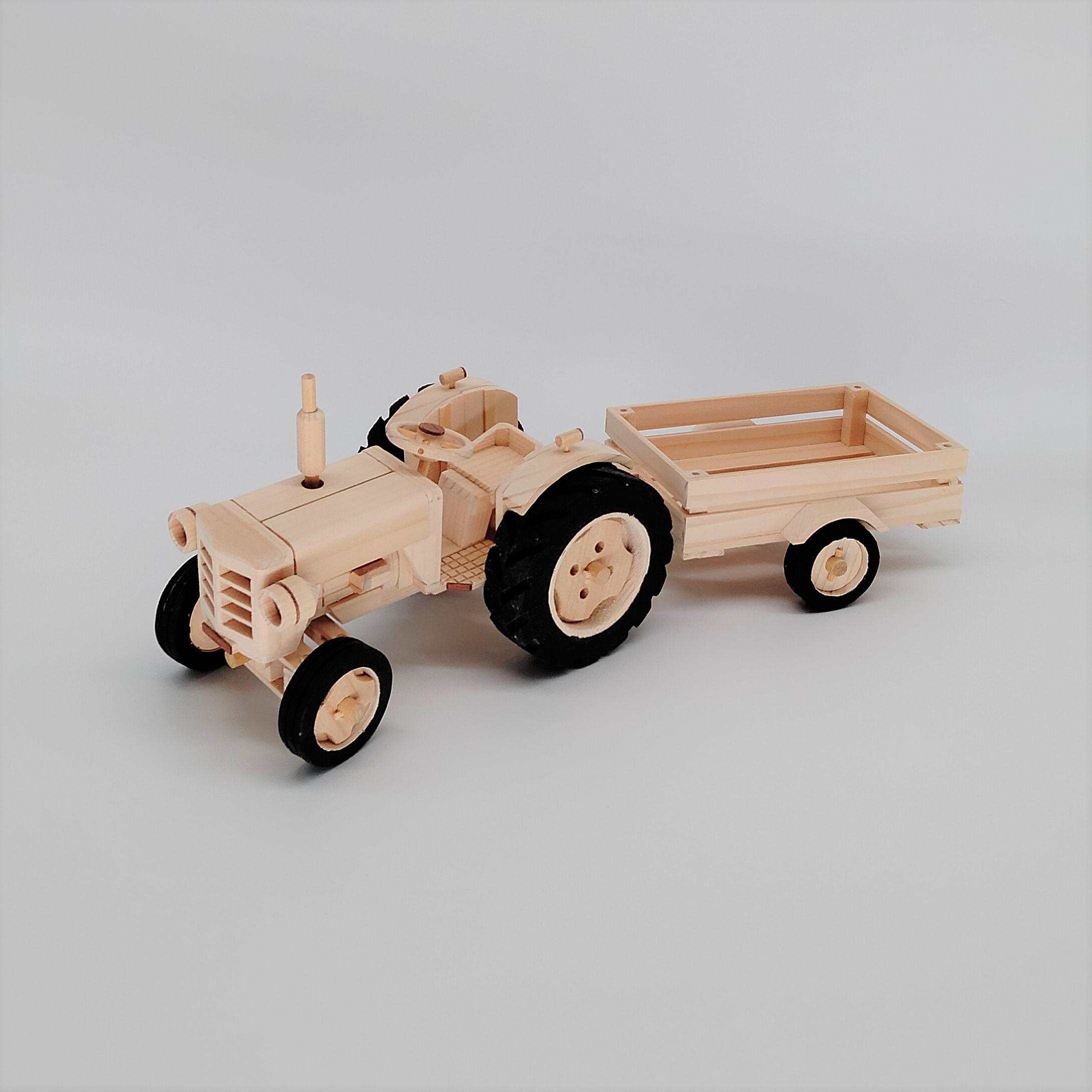 木製 ミニチュア トラクター 小物入れ その他ケース sapporo