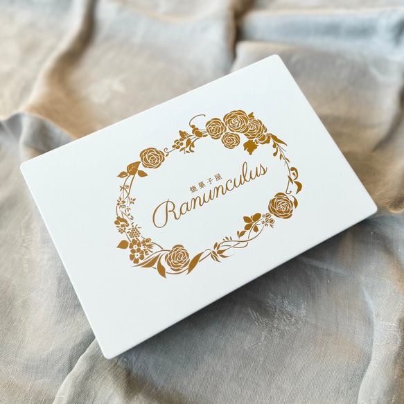 【Creema販売個数4300缶突破！通年販売☆】Ranunculusクッキー缶　　436 4枚目の画像