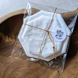 【蓬鬆杯墊 / 八角形 / 亞麻布】家居咖啡廳八角形聖誕節 第14張的照片