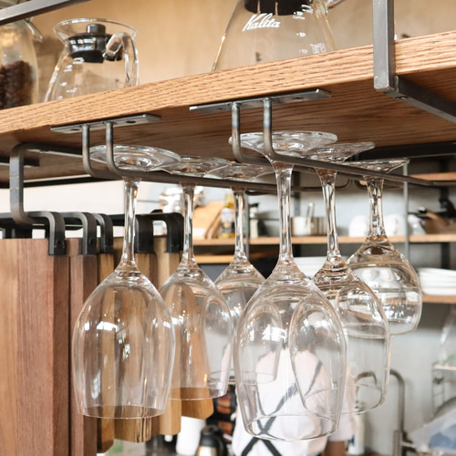 送料無料／[Iron Glass Holder]ワイングラスホルダー アイアングラス