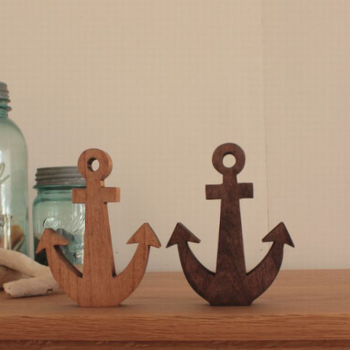イカリ オブジェ｜木製 西海岸 インテリア マリン 海 飾り 雑貨 碇