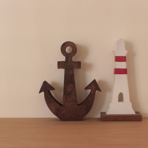 イカリ オブジェ｜木製 西海岸 インテリア マリン 海 飾り 雑貨 碇