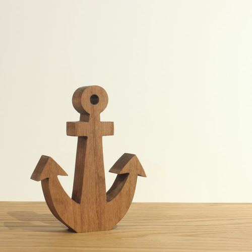 イカリ オブジェ｜木製 西海岸 インテリア マリン 海 飾り 雑貨 碇