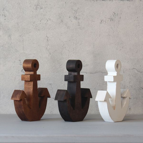 インテリア　木製アンカー/木製イカリ インテリア 木製アンカー/木製イカリ