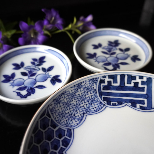 染付祥瑞5寸皿 約15.7cm 中皿 ittou 通販 9763874｜Creema(クリーマ)