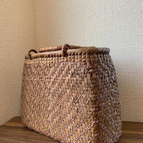 国産山葡萄 手作り 籠バッグ 三つ編み かごバッグ 伝統工芸 通販