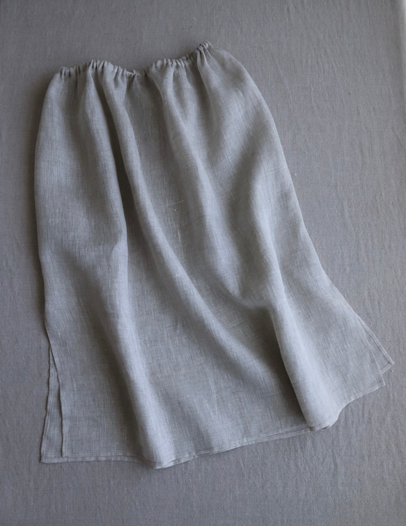 【再販】リネン100%　ペチコート 3枚目の画像