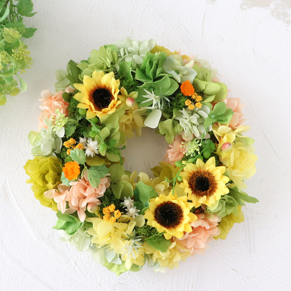 再7 ひまわり リース ~Sunflower~ 4枚目の画像
