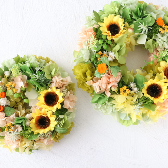 再7 ひまわり リース ~Sunflower~ 8枚目の画像