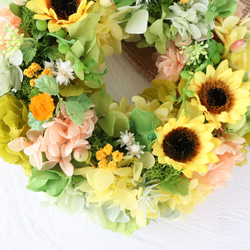再7 ひまわり リース ~Sunflower~ 3枚目の画像