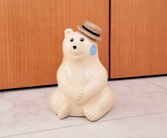 しろくま貯金箱 麦わら帽子 その他置物 ..ro-ro..petit nid 通販