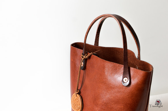 高級牛革斜め掛けショルダーバッグ２Wayバッグポーチ袋付き茶色 9枚目の画像