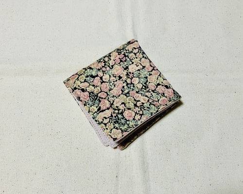 受注制作】リバティ＊チャイブ スモーキーピンク ハンカチ ハンカチ  