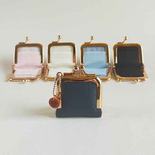 牛革ナチュラルシュリンク【ネイビー：全6色】リングに優しい指輪