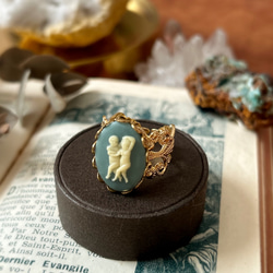 ヴィンテージ双子座のリング【アンティーク･指輪･誕生日･プレゼント･星座･クール･上品】{RRG-201｝ 4枚目の画像