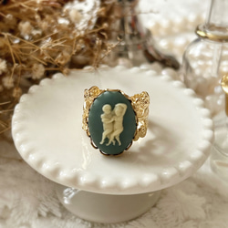 ヴィンテージ双子座のリング【アンティーク･指輪･誕生日･プレゼント･星座･クール･上品】{RRG-201｝ 5枚目の画像