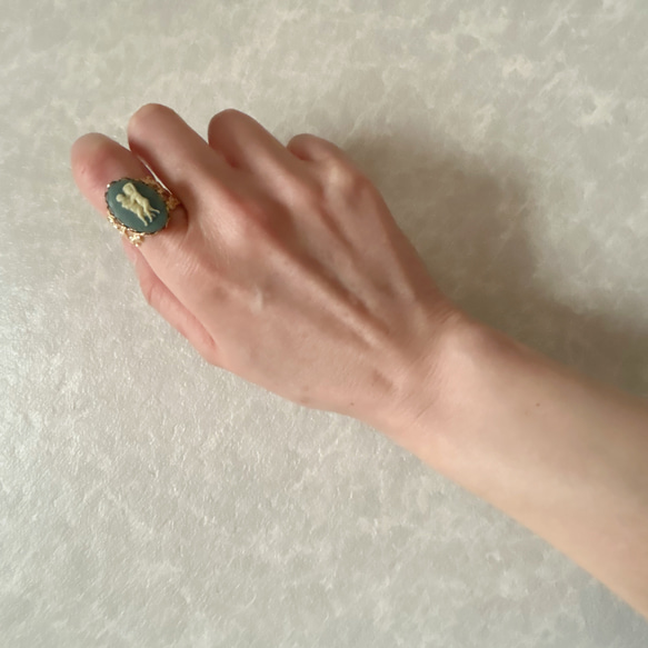 ヴィンテージ双子座のリング【アンティーク･指輪･誕生日･プレゼント･星座･クール･上品】{RRG-201｝ 7枚目の画像