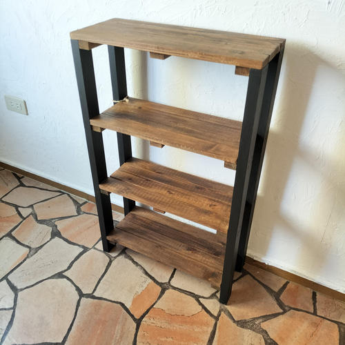 ウッドラック 4段 ブラウン&ブラック 入荷致しました！