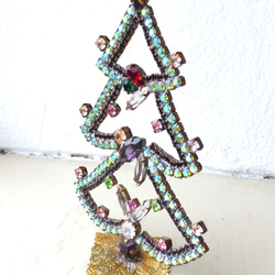 チェコビジュー　魅惑的なツリー　Czech Glass Beads 1個 3枚目の画像