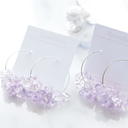 薰衣草紫水晶耳環 Labender Amethyst earrings  P0047 第1張的照片