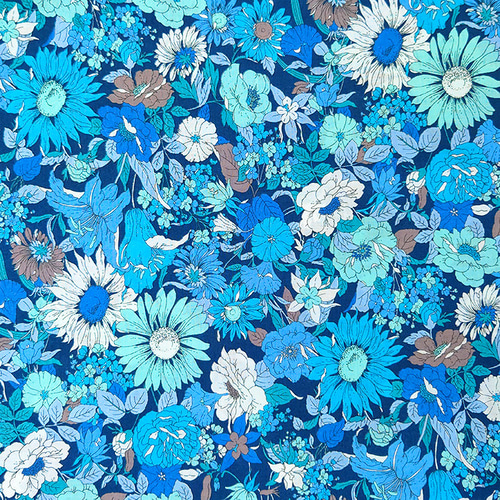 カラフルな花模様の生地 Have a nice day!!（カラフル）花柄- 布・生地の通販サイト