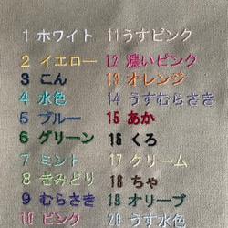 ねこの刺繍エコバック ハチワレ『クリーマ限定 』リバティふちどりポケット付き 14枚目の画像
