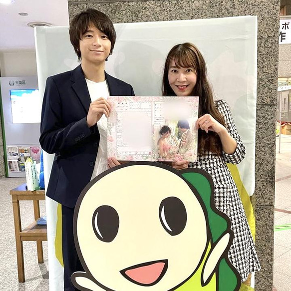 婚姻届　写真入れ 写真入り  結婚届　オリジナル　オーダーメイド　入籍届 12枚目の画像