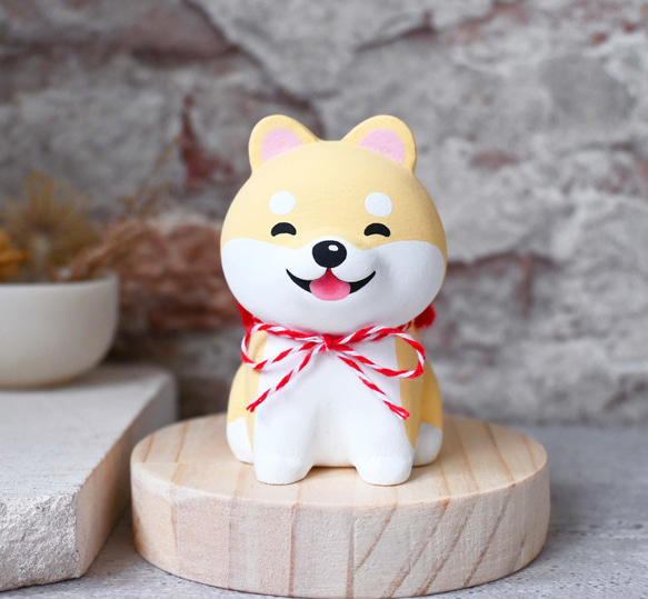 可愛い癒し系イヌの手作りシミュレーション人形 工芸品 置物 可愛い癒し系イヌの手作りシミュレーション人形 工芸品 置物