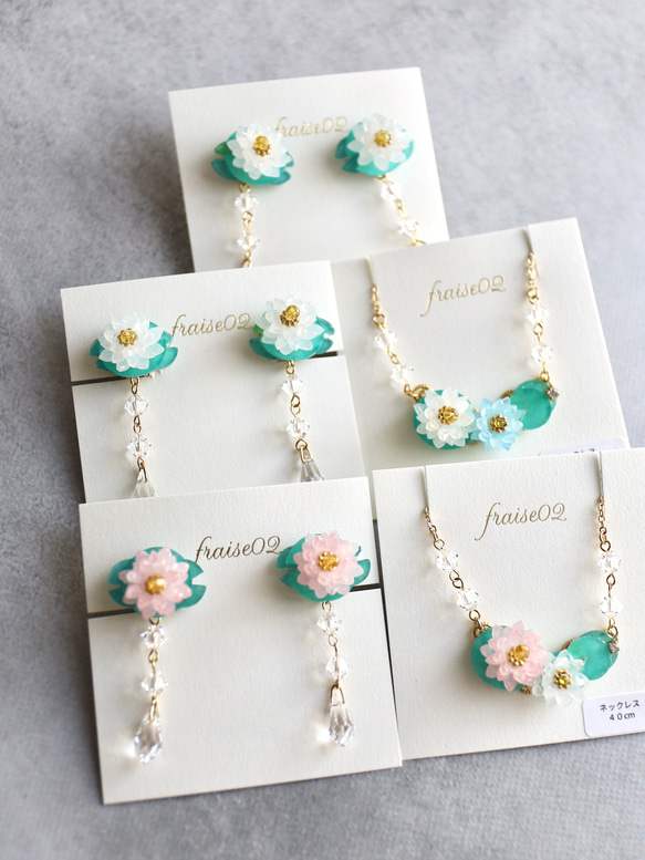 睡蓮項鍊 第3張的照片