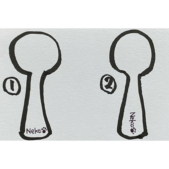 立つ木のしゃもじ【受注生産品】 6枚目の画像