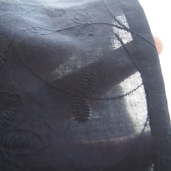 こども浴衣S／魔女の宅急便カラー／紺ネイビー刺繍／木綿(コットン)／子供着物／一つ身／園児〜小学生 14枚目の画像