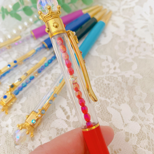 再販) 魔法少女 変身ステッキボールペン ペン・筆記用具 Pink
