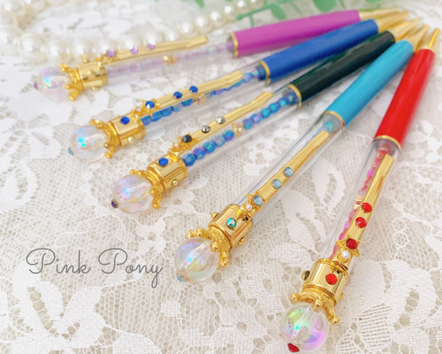 調整中❗️【カスタムボールペン】変身ペン風魔法少女ペン【白羽根派】