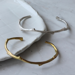 樹枝手鐲（金色） 第7張的照片