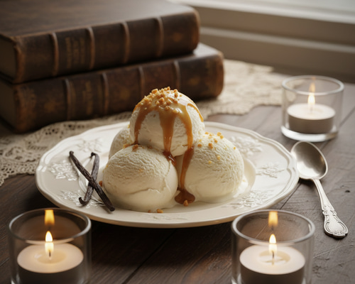 フレンチバニラの香り ソイキャンドル ティーライト5個セット