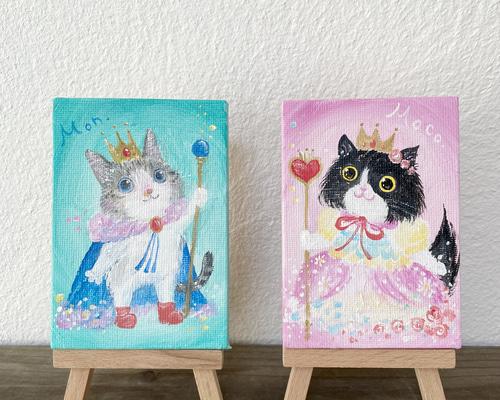 ［受注制作］［原画］ペット似顔絵アート◆A3サイズ　送料無料 チョークアート【ペットの似顔絵】 A4サイズ・フルオーダー