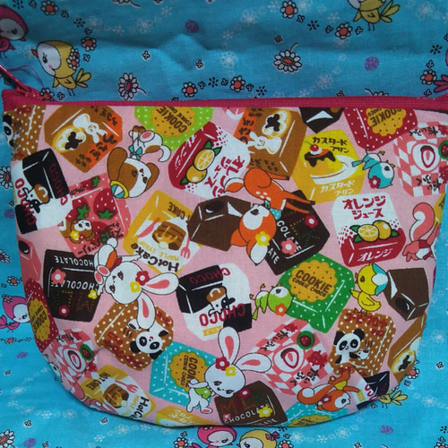 昭和レトロ♥はいから横丁♥レトロアニマル はいから横町 ファスナー 