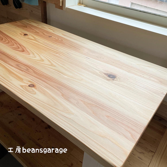 しっかりした厚めの無垢ローテーブル 90×50cm リビングテーブル おうちカフェ コーヒーテーブル キッズテーブル！ 4枚目の画像