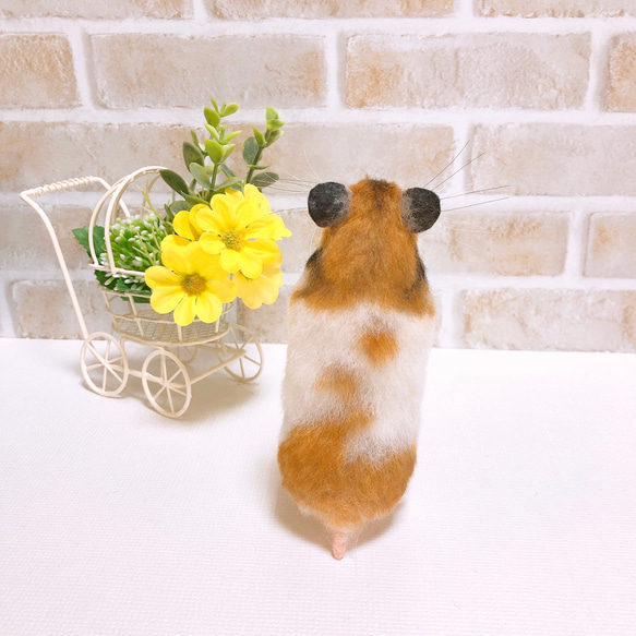 キンクマ ゴールデンハムスター 羊毛フェルト 羊毛フェルト