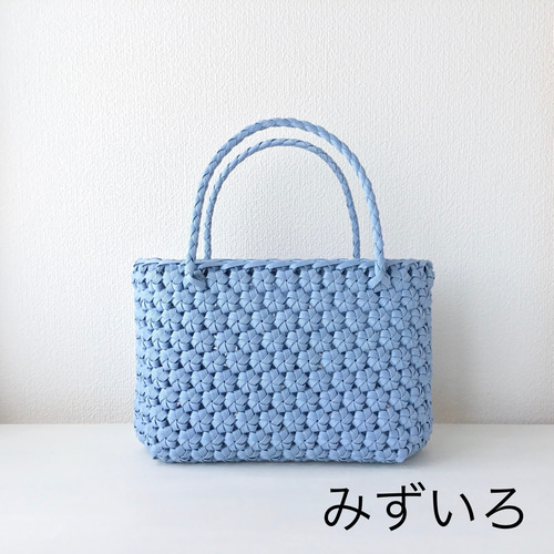 Crochet Happy Flower Bag＊四角いモチーフで作る簡単で使い