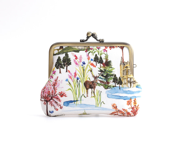 Frame purse(MS) - Liberty "Edinburgh Castle" White [156] 第3張的照片