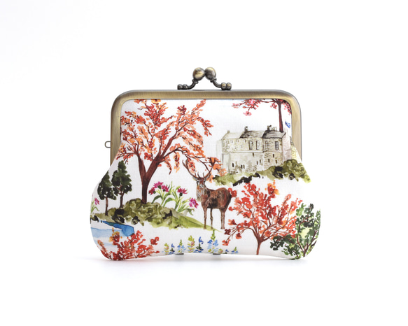 Frame purse(MS) - Liberty "Edinburgh Castle" White [156] 第2張的照片