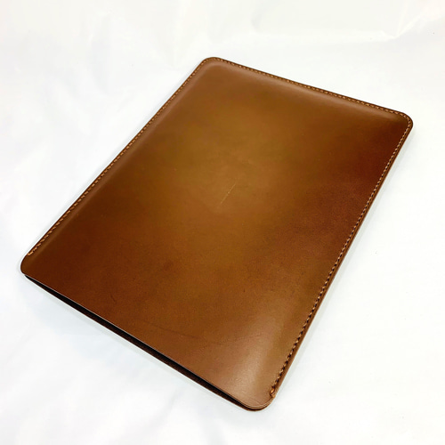 栃木レザーMacBook13〜16インチ用 縦型ケース② chocolate(新型