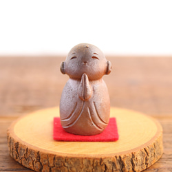 備前焼 小さな丸い一輪挿し【胡麻】【D】 【陶器・花器・花入れ